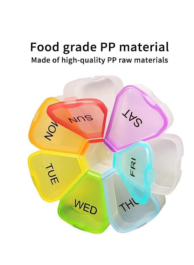 Ocean 7-Sided Portable Pill Box Medicine Planner Small Case - Image 3