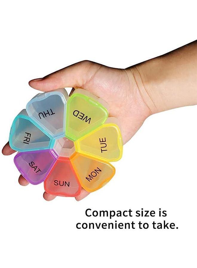 Ocean 7-Sided Portable Pill Box Medicine Planner Small Case - Image 5