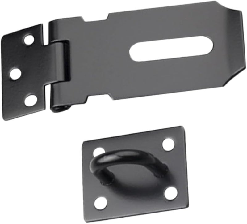 Operitacx 2 Pack Stainless Steel Door Safety Hasp Lock For Gates Cabinets Anti Theft - Image 2