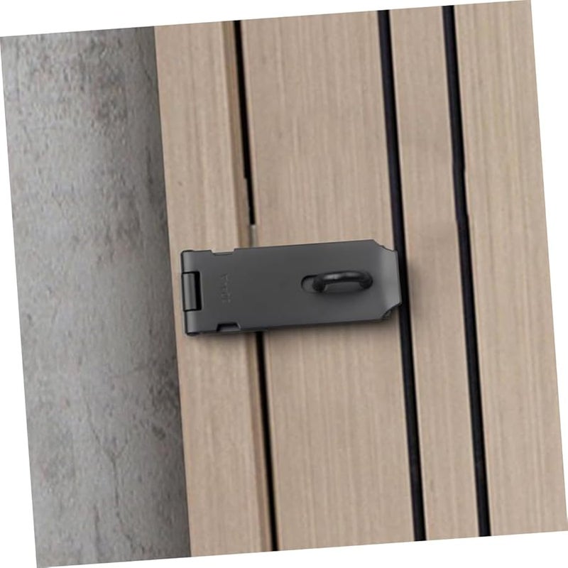 Operitacx 2 Pack Stainless Steel Door Safety Hasp Lock For Gates Cabinets Anti Theft - Image 5