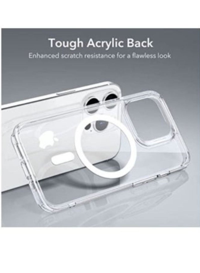 Magnetic Designed for iPhone 14 Pro Max Case 6.7 Inch, Strong Magnets Non-Yellowing Military Grade Protection Compatible with Mag Safe Protective Slim Cover Clear  - Image 2