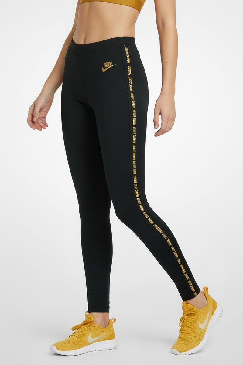 Nike Women Tight Fit Training Leggings, Black - Image 4