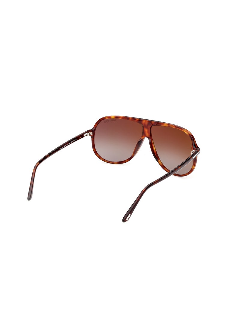TOM FORD Rimless Acetate Brown Men Sunglass - Image 5