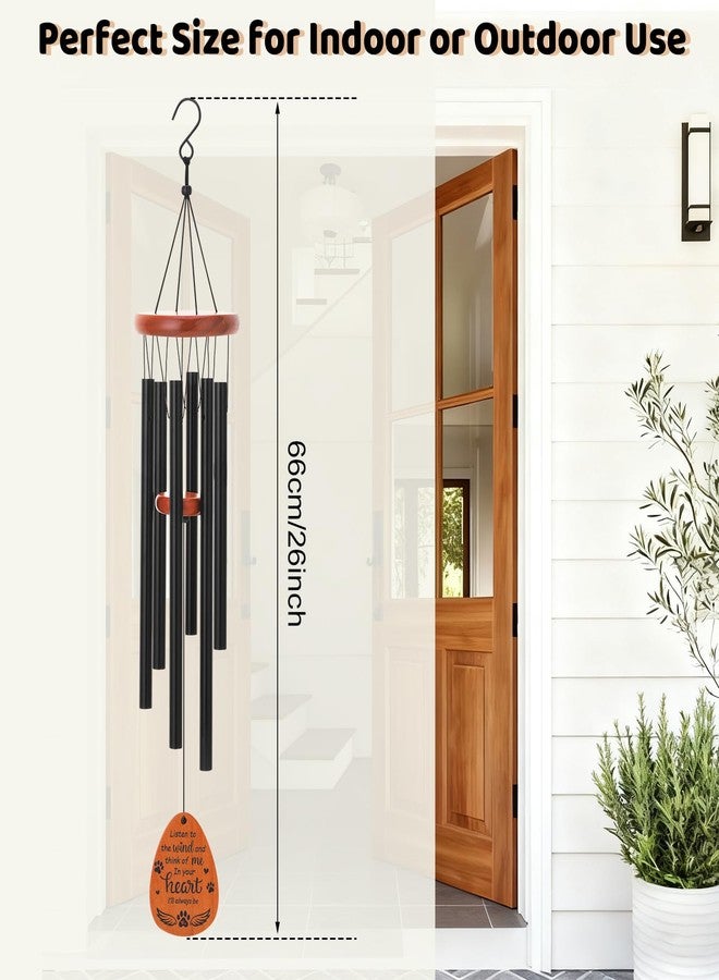Hoemwarm Dog Memorial Gifts 26" Pet Memorial Wind Chime with Crochet Doll Loss of Dog Sympathy Gift Pet Loss Passing Away Remembrance Bereavement Gift - Image 2