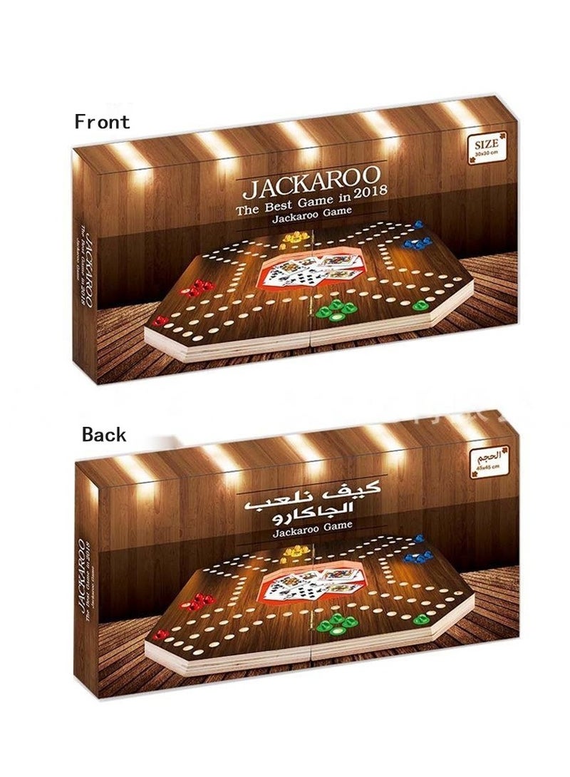 Board Game Card Game Jackaroo Arabic Pinball Card Game Family Entertainment Parent-Child Toys - Image 1