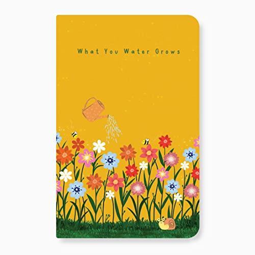 FACTOR NOTES A5 Notebook: Ruled | 90 GSM | 160 Pages (What you Water Grows) - Image 1