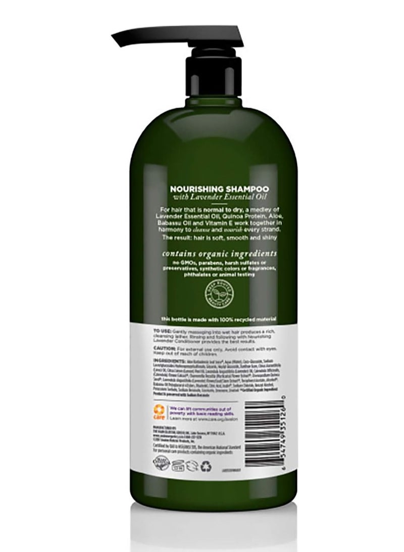 Avalon Organics Nourishing Shampoo with Lavender - 946 ml - Image 2
