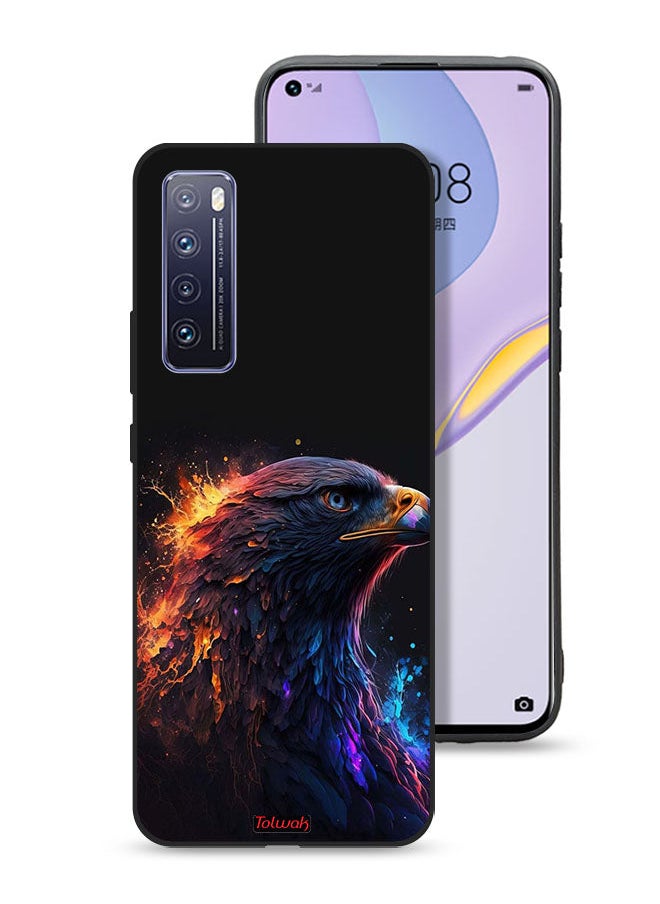 Tolwak Huawei nova 7 5G Protective Case Cover Eagle Art  - Image 1