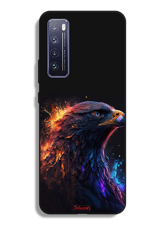 Tolwak Huawei nova 7 5G Protective Case Cover Eagle Art  - Image 2