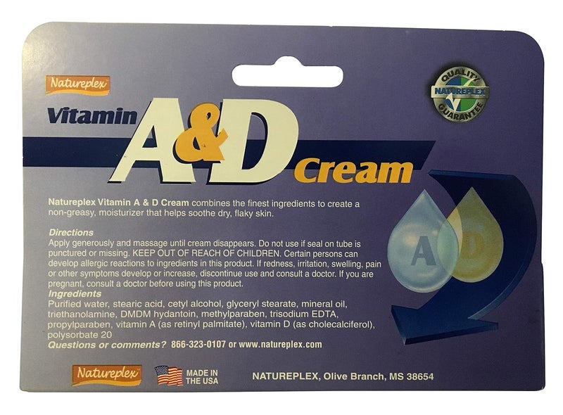 Natureplex Vitamin AD Moisterizing Soothing Cream 2 x 15 oz Bottles for Dry Flaky Skin - Image 4