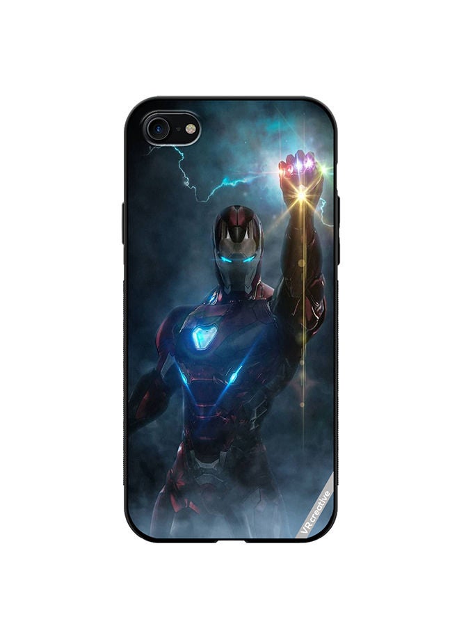 VR CREATIVE Protective Case Cover For Apple iPhone SE (2022) Ironman Design Multicolour - Image 1