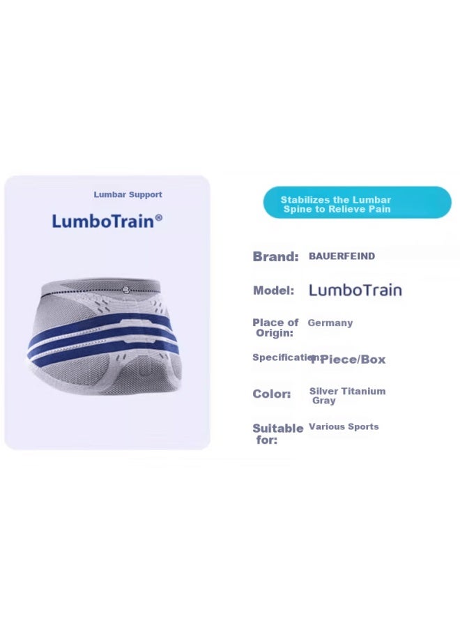 Bauerfeind Germany Original Sports Lumbar Support Lumbotrain Waist Disc Injury Brace Slim Fit Size 5 - Image 2