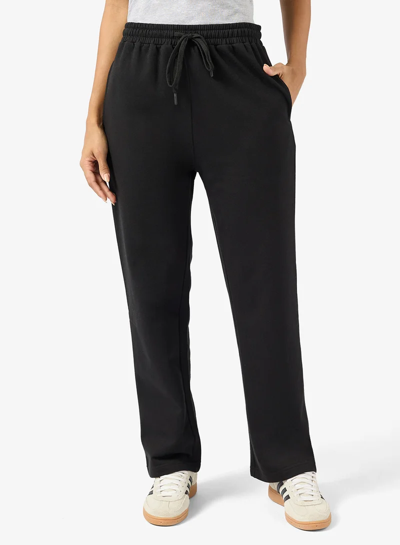 Ginger Basics Hooded Sweatshirt & Wide Leg Sweatpant Set