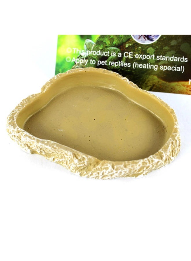 NomoyPet وعاء طعام من الراتنج لحوض الزواحف - (11 × 1.7 × 7.5 سم) - Image 3