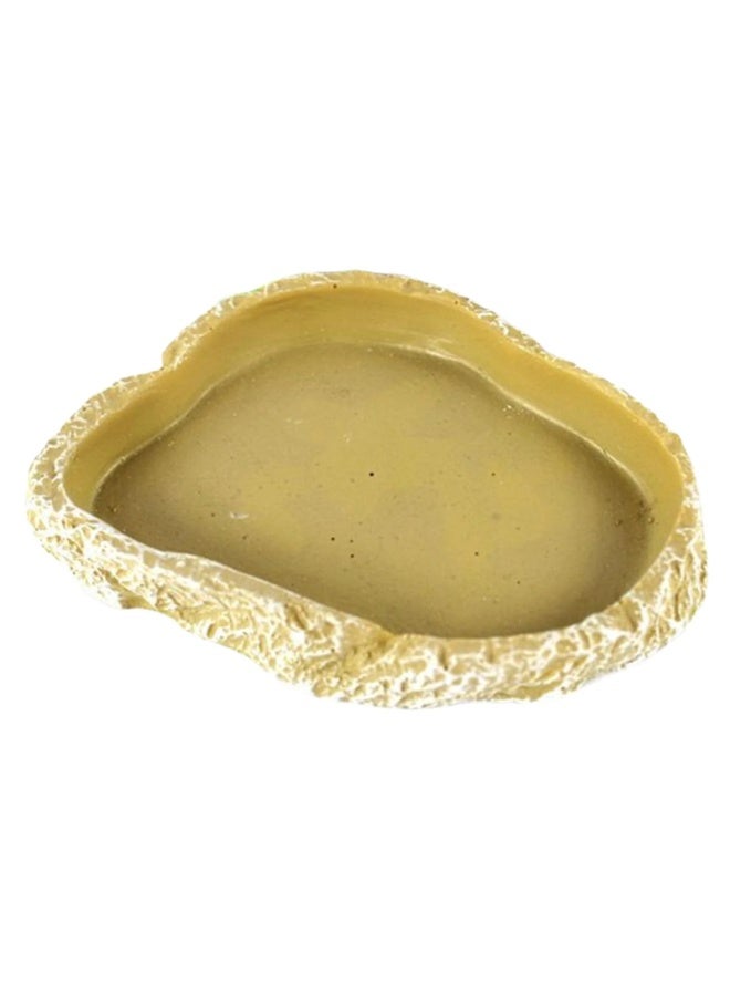 NomoyPet وعاء طعام من الراتنج لحوض الزواحف - (11 × 1.7 × 7.5 سم) - Image 1