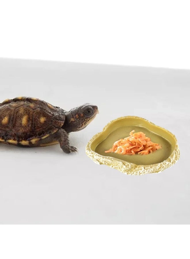 NomoyPet وعاء طعام من الراتنج لحوض الزواحف - (11 × 1.7 × 7.5 سم) - Image 4