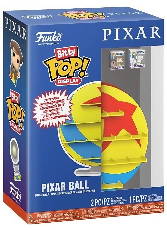 Funko Funko Bitty POP! Display Disney Pixar Ball Display Shelf with Bitty POP! Woody and Bitty POP! Luxo Vinyl Figures  - Image 1