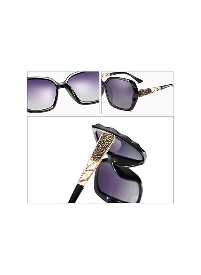NALANDA Polarized Aviator Sunglasses With Carving Pattern UV400 HD Lens Metal PC Frame for Women's Glasses For Outdoor Travel Driving Daily Use,Vintage Retro Stylish Design,100% UV Blocking - Image 4