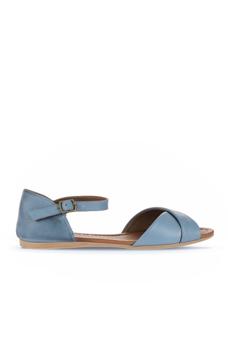 Bueno Minimal Strap Flat Sandals - Image 1