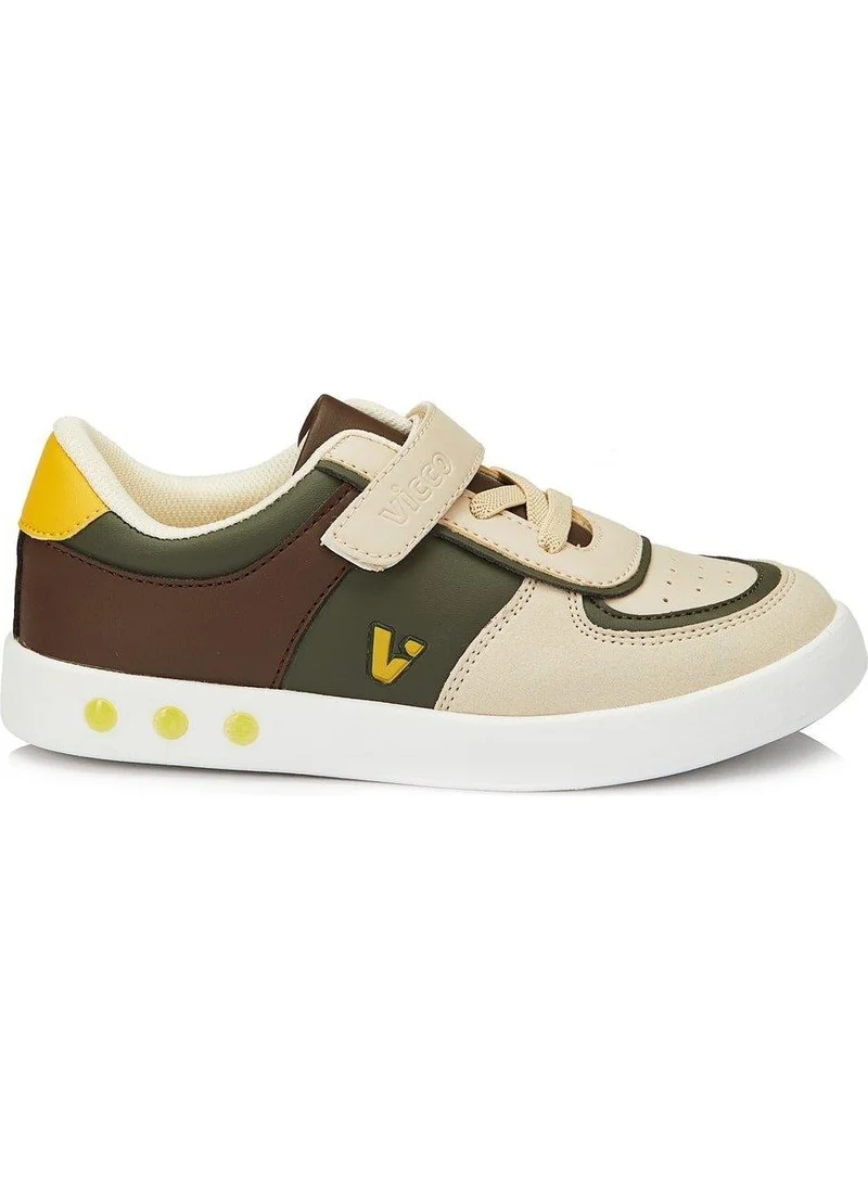 فيكو Sam Filet Lighted Sneakers Khaki