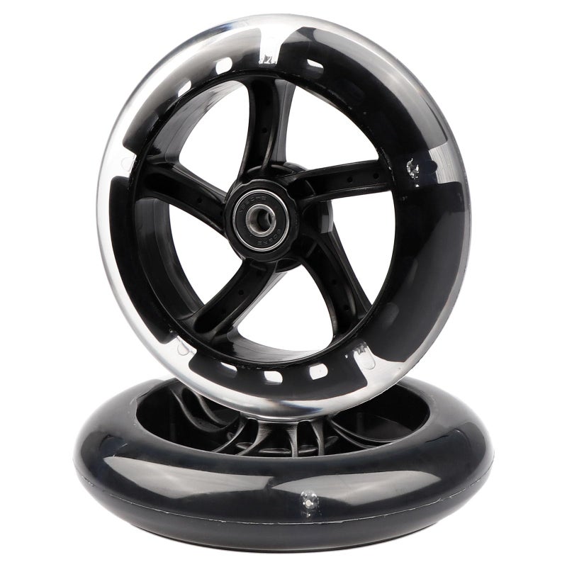 Gladeer FrontRear Swing Wiggle Scooter 145mm White Flashing PU Replacement Wheels for 3Wheeled Y Fliker A3 B3 C3 SP3 F3 Lift Scooter 2 - Image 2