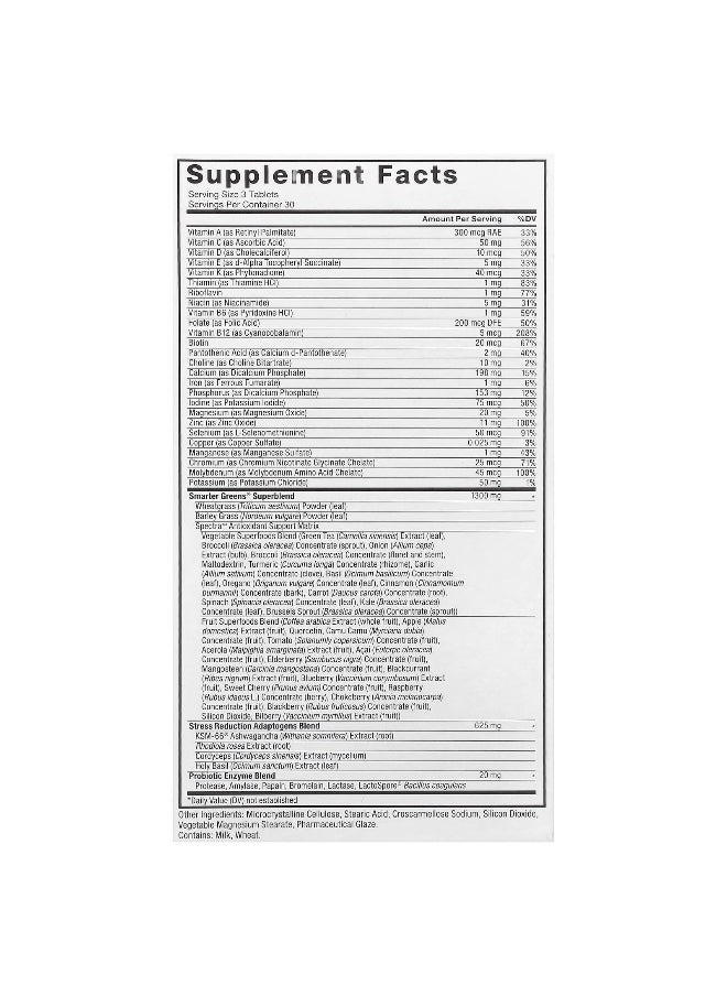 Force Factor Force Factor, Smarter Greens®, 90 Tablets  - Image 2