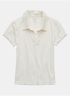 American Eagle AE Polo Hey Baby Tee  - Image 4