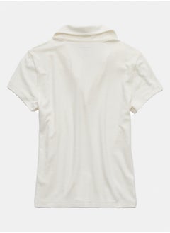 American Eagle AE Polo Hey Baby Tee  - Image 5