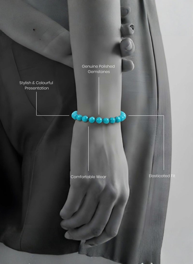 British Fossils Crystal Energy Howlite Bracelet - Image 3
