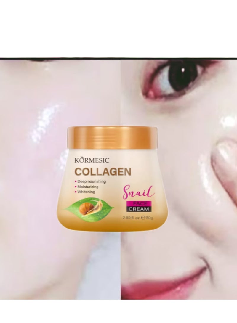 Kormesic كريم كولاجين كورميسيك • تغذية عميقة • ترطيب • تبييض  - Image 2