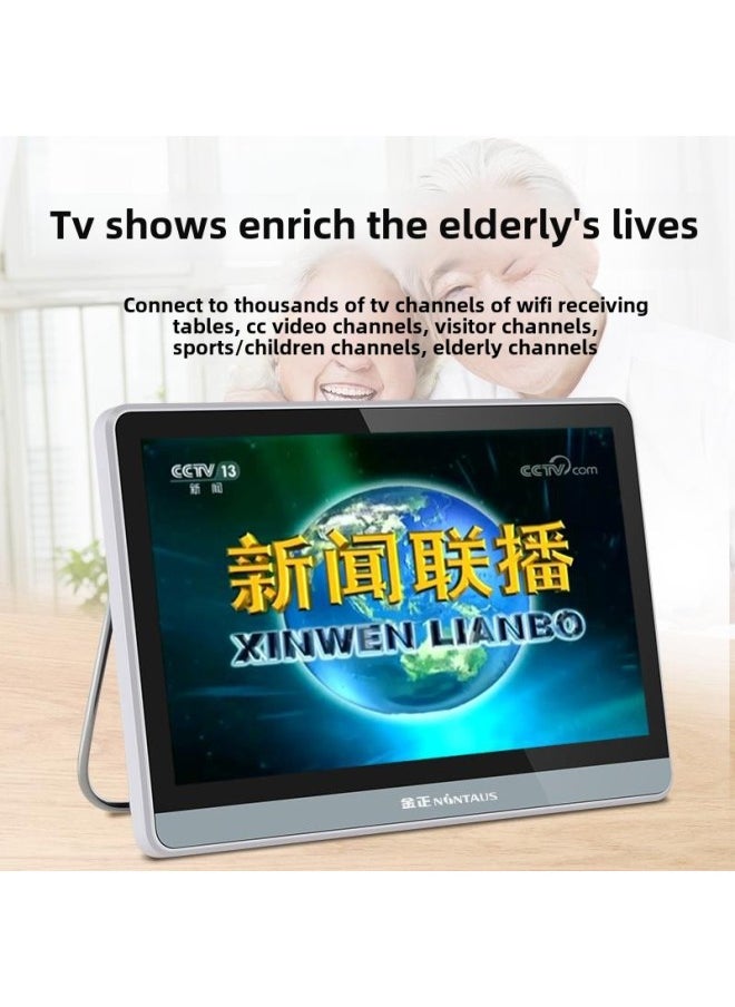 Generic - Jin Zheng V076S Theater Machine WiFi Touch Screen Square Dance HD Opera Video Player Portable Network Machine-Body Color:Gray ] - Image 1