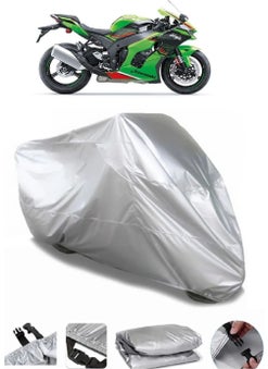 Breen Kawasaki Ninja ZX-10RR Grey Waterproof Motorcycle Canvas Premium  - Image 1