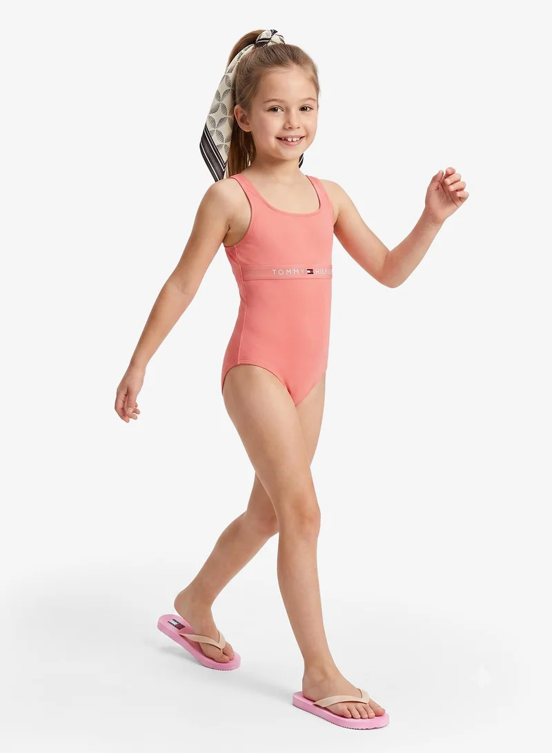 Tommy Hilfiger Original Square Neck Scoop Back Swimsuit
