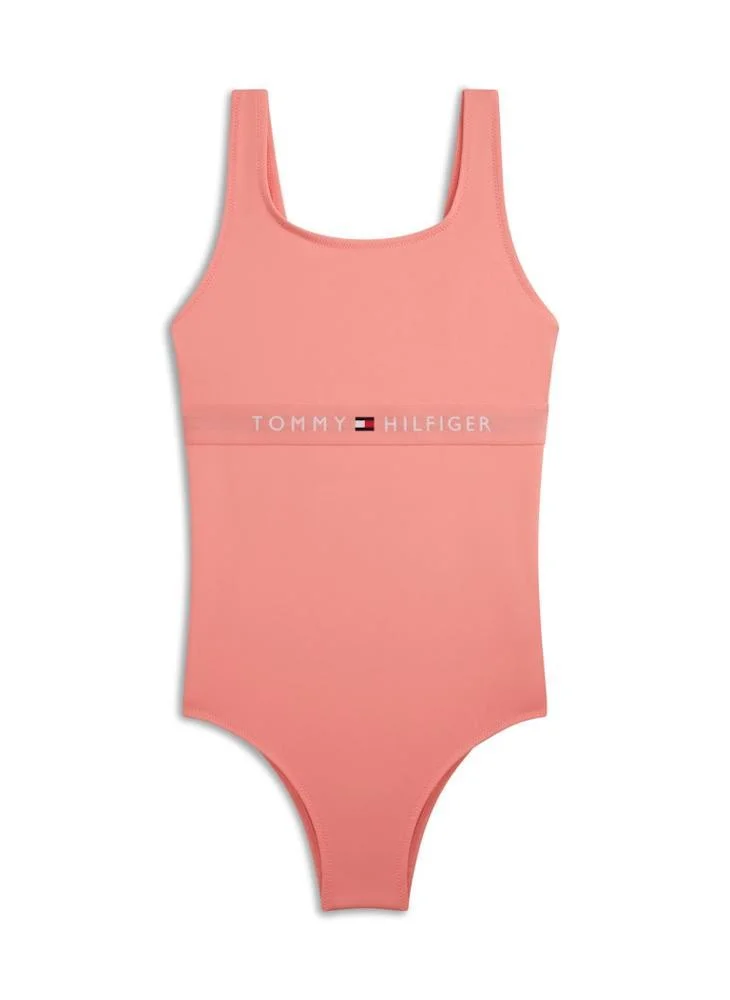 Tommy Hilfiger Original Square Neck Scoop Back Swimsuit