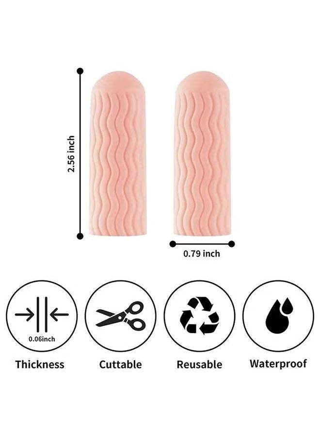 Generic 12 PCS Finger Cots - Finger Protectors Gel Finger Gloves Covers Fingertip Sleeves Guards for Cracked Skin, Trigger Finger and More, Large Size  - Image 2