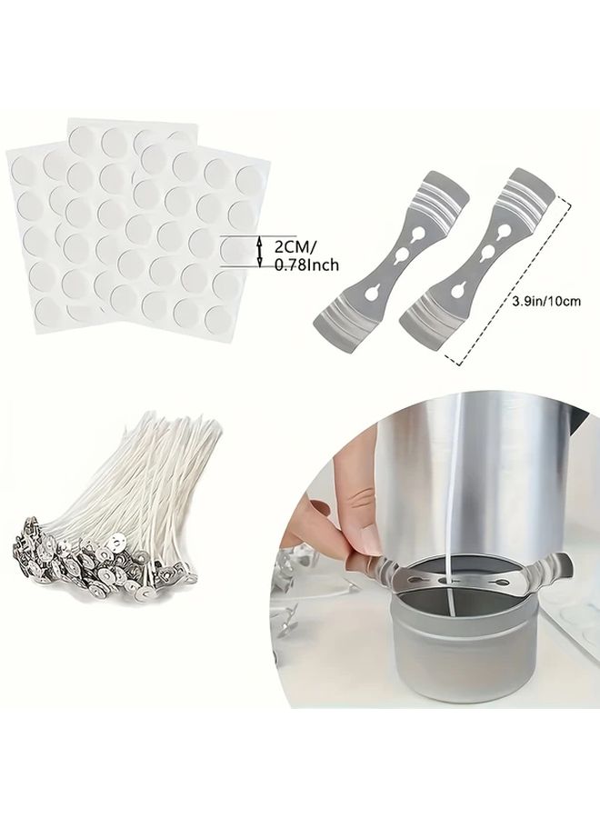 Soy Wax Candle Making Kit With Pouring Pot Wicks Stickers For Beginners - Image 4
