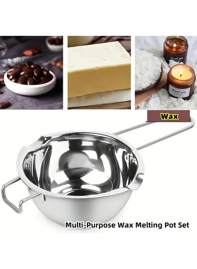 Soy Wax Candle Making Kit With Pouring Pot Wicks Stickers For Beginners - Image 3