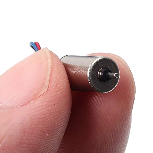 INVENTO 1pcs 816 3.7V 8x16mm Micro Coreless motor High Speed DC Motor with 9 teeth Plastic Gear mounted for Tiny RC Toy Drones Quadcopter Helicopter - Image 2