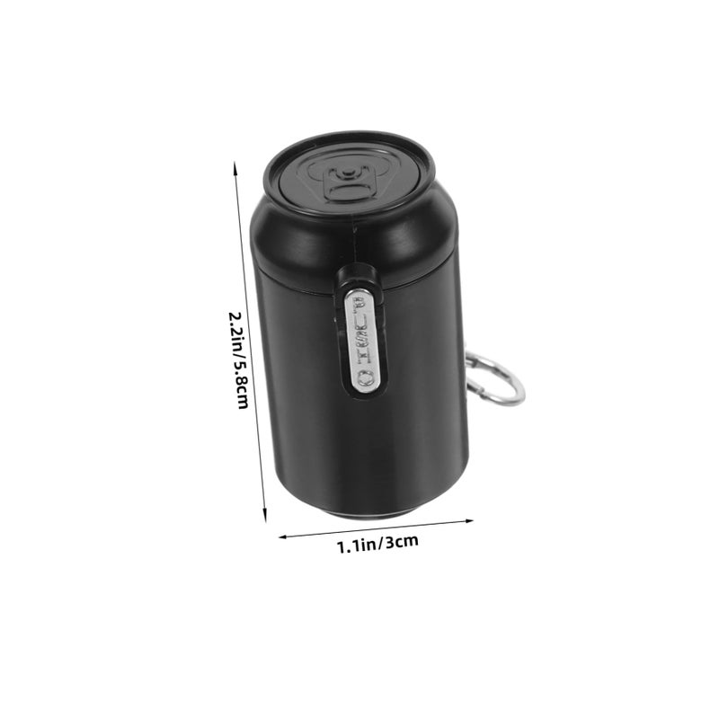 Large Capacity Portable Ashtray with Lid Outdoor Travel Smell Proof Cigarette Ash Tray - Image 3