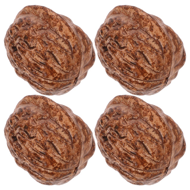 20pcs Artificial Walnut Lifelike Walnut Decoration Fake Dried Fruit Models - Image 1