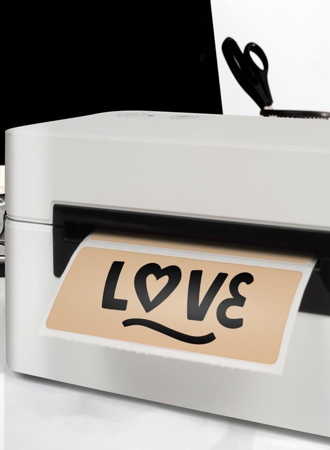 YIKIADA Khaki Thermal Labels 1 × 3 Inch Waterproof Vinyl Stickers 500 PCS - Image 4