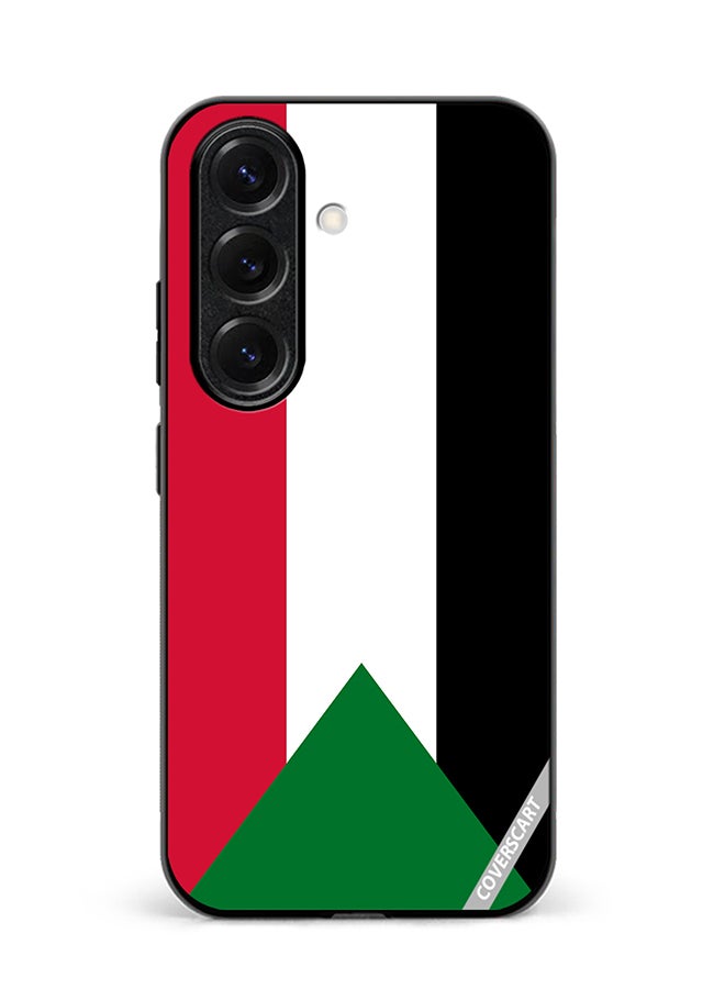 Protective Case Cover For Samsung Galaxy S25 Plus Sudan Flag Design Multicolour