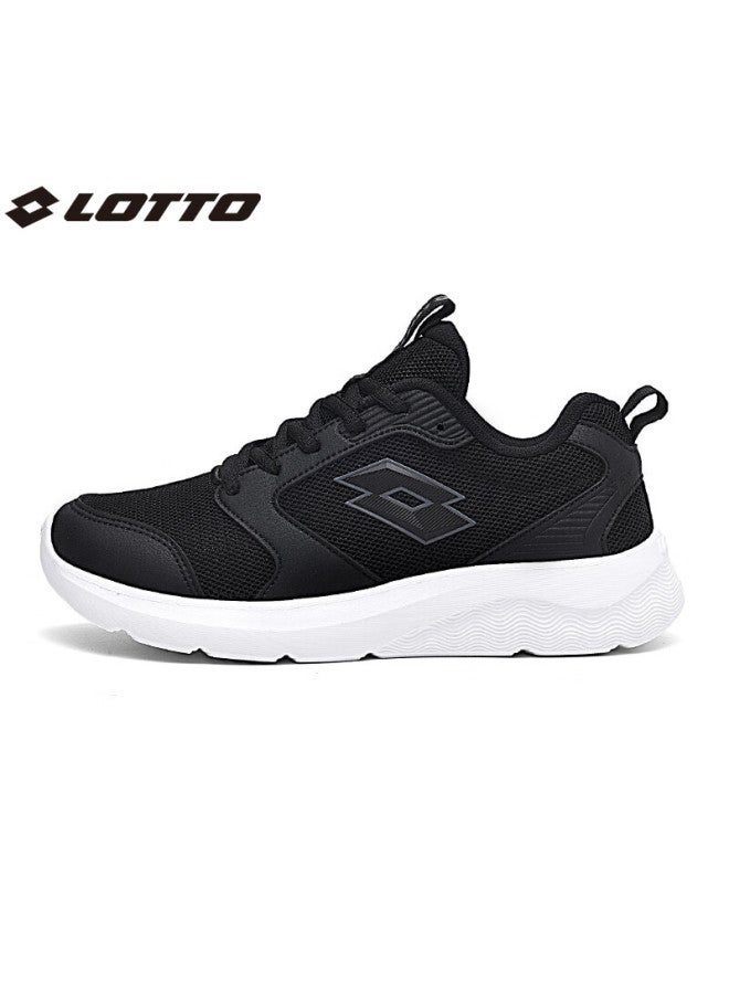 Lotto Women's Running Shoes, Shock Absorption And Rebound Sports Shoes, Breathable Versatile Casual Shoes 1096 Black/white Size 38 - Image 2