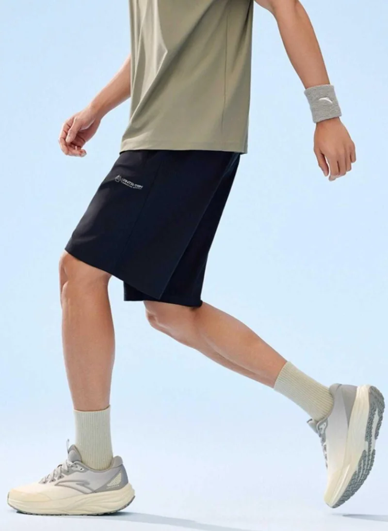 ANTA Regular Fit Workout Training Commute Knit Half Pants