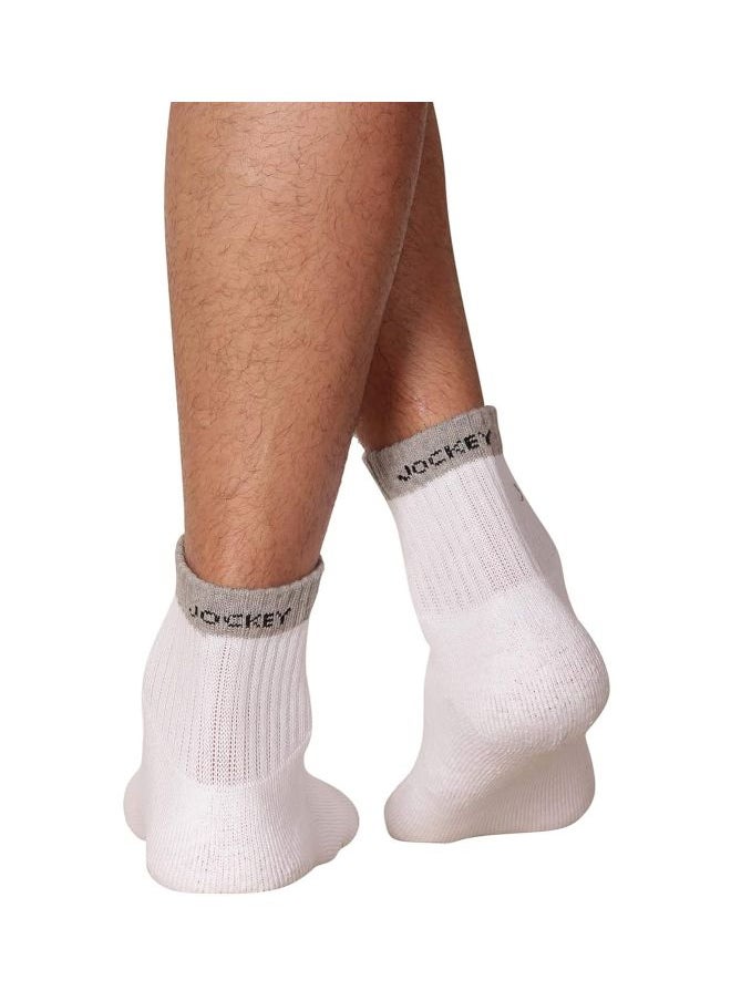JOCKEY - Jockey 7036 Men Compact Cotton Terry Ankle Length Socks With Stay Fresh Treatment - Image 1