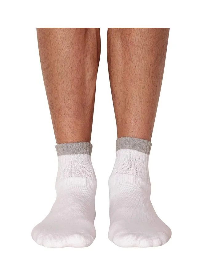 JOCKEY Jockey 7036 Men Compact Cotton Terry Ankle Length Socks With Stay Fresh Treatment
