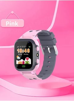 Nabi Kids Smart Watch With Calling Feature Support SIM Card Waterproof Watch Phone for Children Kid Student One Button Speed Dial Voice Call Chat HD Touch Screen Offers Security Positioning Watch Pink  - Image 1