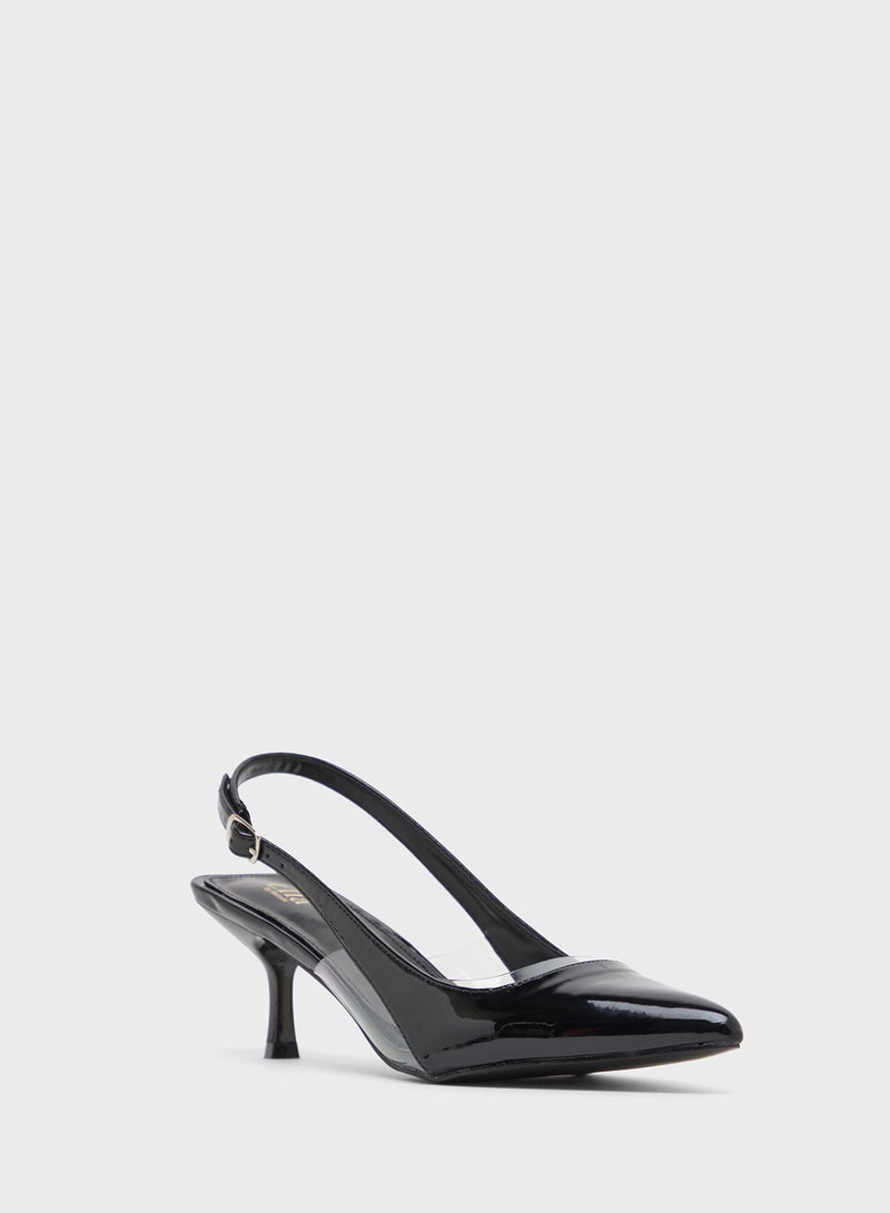 ELLA Sling Back Heeled Pump  - Image 2