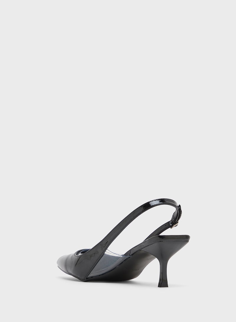 ELLA Sling Back Heeled Pump  - Image 3