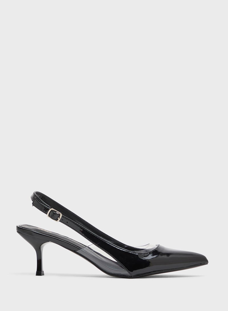ELLA Sling Back Heeled Pump  - Image 1